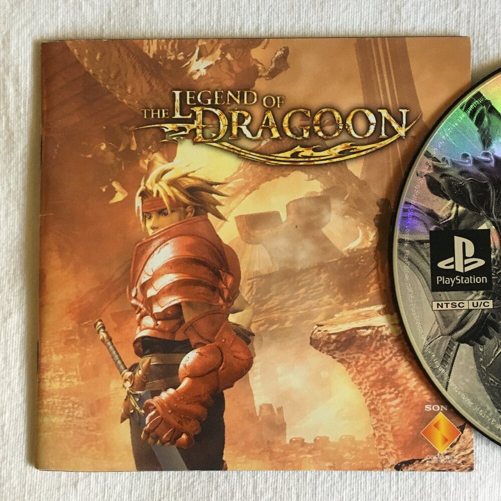 The Legend of Dragoon for Sony PlayStation 1 (PS1) - 4 Disc Set - No Case